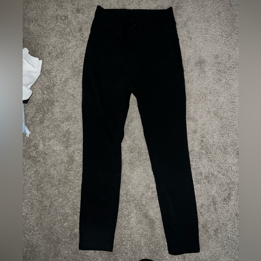 SHEIN black ankle pants